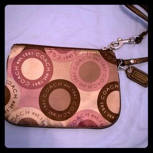 Coach Wristlet Purple